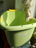 奔麦【送货到门】儿童泡澡桶沐浴桶洗澡盆宝宝洗澡桶婴儿游泳桶家用坐 【特大号】(0-15岁适用)绿 实拍图