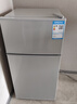 新飞冰箱小型租房用 一级能效冷 藏冷冻两用1-2人家用小冰箱 出租房双门电冰箱办公室两门 25年升级款 38A108 一级能效【经典款】银色 实拍图