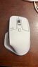 罗技（Logitech）大师系列 MX Master 3S 无线蓝牙鼠标 人体工学 办公 静音鼠标 高端 珍珠白 带无线接收器 实拍图