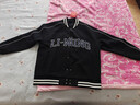 李宁外套男女秋冬季复古卫衣运动无帽棒球领开衫AWDUF67 实拍图