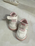 泰兰尼斯秋季学步鞋男宝宝鞋子女童婴儿鞋透气软底机能鞋白/粉（超纤）22 实拍图