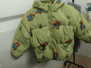 嘟嘟家男童棉服加厚宝宝外套冬季儿童棉袄女童棉衣上衣小童冬装 绿色130 实拍图