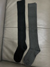 猫人2双42%羊毛过膝袜子女士长筒袜秋冬季保暖小腿护膝袜压力大腿袜 实拍图