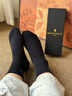 梦特娇袜子男士秋冬季100%纯棉7A抗菌防臭艾草精油袜休闲透气运动中筒袜 实拍图