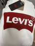 Levi's【特价来袭】李维斯情侣同款经典宽松休闲logo套头连帽卫衣 白色 19622-0018 S 实拍图