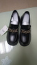 达芙妮乐福鞋女春季英伦风新款单鞋厚底皮鞋一脚蹬女鞋子 黑色(单里) 36 实拍图