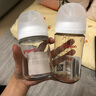 贝亲（Pigeon）玻璃奶瓶160mlS码+PPSU奶瓶240mlM码 1-6个月奶瓶套装 实拍图
