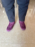 双星老人鞋棉鞋女鞋秋冬季加绒保暖加厚中老年人冬款健步鞋软底中高帮休闲鞋妈妈鞋 BD0051 紫藤色 37 实拍图