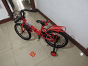 凤凰（Phoenix）儿童自行车宝宝脚踏车儿童折叠自行车3-8岁童车  中国红 18寸 实拍图