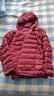鸭鸭（YAYA）佟丽娅同款冬装连帽轻薄羽绒服女短款轻便薄款保暖新国标外套女款 酒红色 4XL 185 实拍图