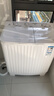 荣事达（Royalstar）洗衣机8公斤双筒家用双缸半自动双桶洗衣机甩干机洗脱分离 以旧换新 RP8028GB 实拍图