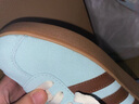 adidas「T头鞋」VL COURT复古休闲板鞋德训鞋男女阿迪达斯轻运动 浅闪光蓝/棕色/淡绿   36 实拍图