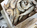万景北海鲜冻国产白虾巨无霸 单冻无冰净重3斤/盒 30-45只  家庭聚餐 实拍图