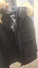 京东京造【进口极寒95鹅绒服】羽绒服男外套女冬季新款中长款 曜石黑 2XL 实拍图