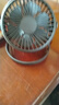 台式小风扇桌面风扇小型家用静音办公室桌面上usb风扇学生宿舍电风扇 5吋直插一档|台挂两用|静音大风力|颜色随机 实拍图