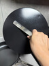 温仑山丝带平底锅不粘锅煎锅燃气灶电磁炉专用加深炒锅煎蛋锅曜石黑26cm 实拍图