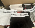 Calvin Klein内衣男士ck三条装提花棉质防夹臀低腰平角内裤 M 礼物 实拍图