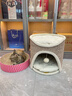 兽牌树洞剑麻桶猫窝猫抓板一体剑麻猫爬架双层大猫屋半封闭式冬季保暖 砂砾灰丨双层剑麻桶 实拍图