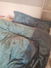 京东京造 220g牛奶绒四件套 A类秋冬加厚高克重法兰绒保暖双人床单枕套被套 1.5米床 海澜 实拍图