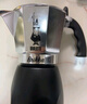 比乐蒂（Bialetti）【官方正品】摩卡壶 双阀高压手冲咖啡壶意式浓缩手动咖啡机送礼 4杯份+4.0电陶炉(雅致银) 170ml 实拍图