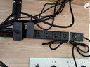公牛（BULL）PDU过载保护桌面电竞机柜插座/插线板/插排/排插/接线板/拖线板 8位总控开关 GNE-108E黑色 实拍图