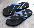 回力人字拖鞋男夏季新款时尚夹脚凉拖鞋室外休闲防滑沙滩鞋潮 黑蓝色 39 实拍图