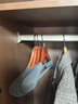 京东京造 实木衣架无痕木质西服挂衣架子木质植绒防滑衣服撑 2个 原木色 实拍图