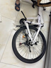 SANGPU折叠自行车成人山地车公路学生男变速赛车越野单车通勤城市代步女 顶配辐条-白黑【普通胎】 26寸21速【适合身高165-180cm】 实拍图