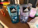 阿迪达斯 （adidas）男士沐浴露洗发水洗面奶三效合一 游泳去氯保湿 冰点热情套装1.2L 实拍图
