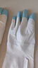 手护神家务手套清洁鲨鱼油防水厨房洗碗小大号男女士加长洗衣洗菜清洁 3022款 植绒舒适 加长款 蓝色 1双 大号L 实拍图