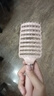 【已售20万】气垫梳子按摩女士专用长发头发卷发神器家用静电蓬松 排骨梳【粉色】 实拍图