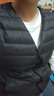 雪中飞经典新款基础舒适轻薄羽绒便捷短款保暖羽绒小马甲轻盈便携舒适 宝石黑|8086-女 S 160/84A 实拍图