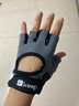 Keep 健身手套男女立体掌垫版 哑铃器械护腕力量训练耐磨防滑 碳灰S 实拍图