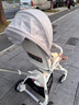 smartstroller遛娃神器婴儿推车可坐可躺轻便折叠双向高景观0-6岁用宝宝溜娃车 月光灰(铝合金车架+3D舒适透气) 实拍图