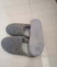 【8成新】京东京造【羊毛拖】可拆卸两面可穿棉拖鞋家居拖鞋男大象灰42-43 JZ-2443   实拍图
