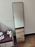 初学者 穿衣镜 全身落地镜试衣镜家用防爆壁挂衣帽间铝合金网红大镜子 经典黑150*40【壁挂+落地】 实拍图
