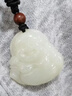 凤禧珠宝和田玉佛吊坠弥勒佛公玉坠天然玉石项链女士款【价保11.11】 实拍图
