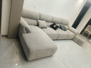 酷比得2025新款现代简约奶油风沙发客厅转角贵妃组合猫抓布艺沙发 3.3米单扶手单位+单人位*2+贵妃 (旗舰版云端坐感)微光雪尼尔绒 实拍图