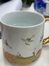 容山堂瑞鹤图陶瓷泡茶杯过滤内胆茶水分离绿茶杯保温商务办公茶具 白底瑞鹤图陶瓷泡茶杯 实拍图
