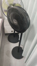 美的（Midea）【超级单品】七叶轻音立式电风扇家用柔风落地扇台式桌面小型风扇大风量节能摇头宿舍电扇 SAF30AB 实拍图