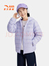 安踏儿童羽绒服男女童2025冬季舒适保暖连帽轻薄羽绒服A72545901 实拍图