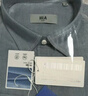 海澜之家（HLA）长袖衬衫男牛津纺翻领轻商务纯棉衬衣男春秋 蓝灰22 M 175/92A 推荐68-74kg 实拍图