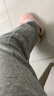 婧麒（JOYNCLEON）孕妇裤春秋外穿休闲运动裤秋小个子大码卫裤 浅灰 XXL jyk28218 实拍图