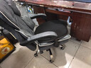 奥伦福特 电脑椅办公椅子电竞椅家用人体工学椅老板椅主播靠背椅皮革转椅 创意工学椅-黑纹【升级科技布】 实拍图