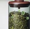 安扣（ANKOU）茶叶罐密封罐家用便携小玻璃茶叶盒大号绿茶收纳盒普洱茶储存罐 实拍图