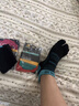 奥尼捷（AONIJIE）跑步五指袜运动袜子男女马拉松装备健身骑行篮球袜吸汗速干休闲袜 实拍图