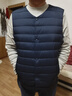 波司登（BOSIDENG）25年新款轻薄羽绒服短款男90绒V领防风轻盈保暖内搭马甲羽绒内胆 中山青5870-25-航海系 M 175/96A 体重约130-140斤 实拍图