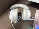 迈从（MCHOSE）V9 Pro游戏耳机头戴式电竞电脑耳机三角洲行动fps吃鸡听声辨位电竞芯片声卡7.1声道无线蓝牙有线 【V9 Pro 无线7.1版】53mm大动圈-白蓝 实拍图