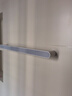 ecoco意可可卫生间置物架简约毛巾架免打孔浴室厕所浴巾架毛巾杆收纳架子 长款灰色-长 46.5cm 实拍图