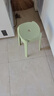 树浩家用塑料加厚凳子可叠放餐椅网红风车餐桌椅子现代简约餐厅书桌用 L.HF升级加强PP材料30cm面-浅绿 实拍图